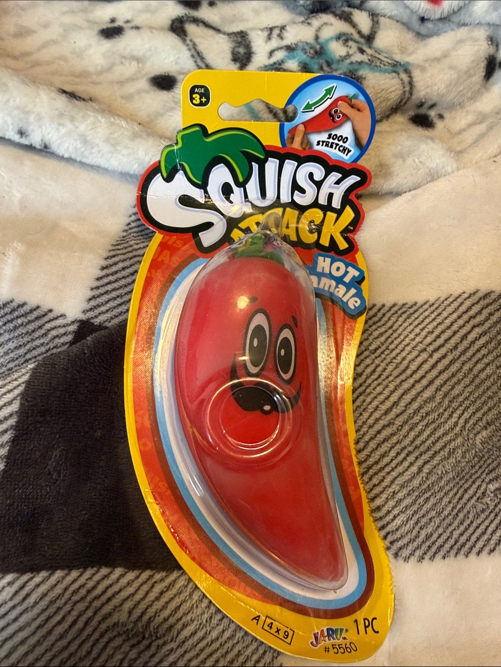 Squish Attack Red Chili Pepper Stretchy Toy